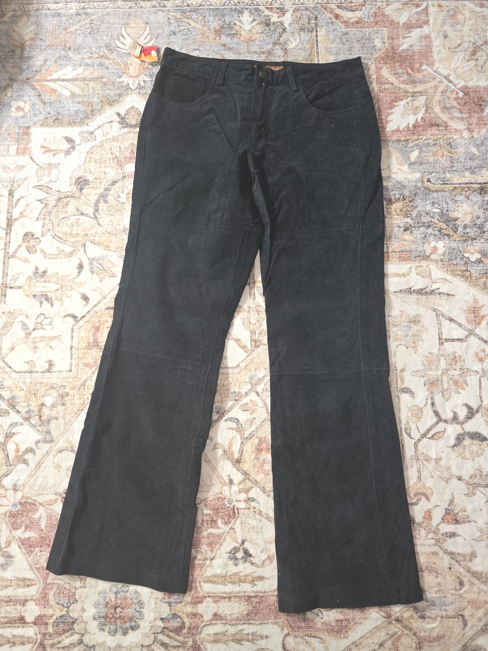 Lee Black Suede Boot Cut Pants